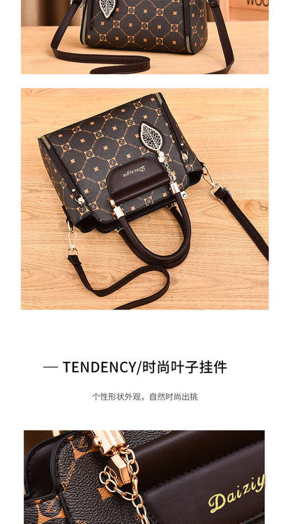 Sac à main à bandoulière alertes onale imprimé pour femme, sac à main à la mode, grande capacité, initié, rétro classique, urbain, nouveau