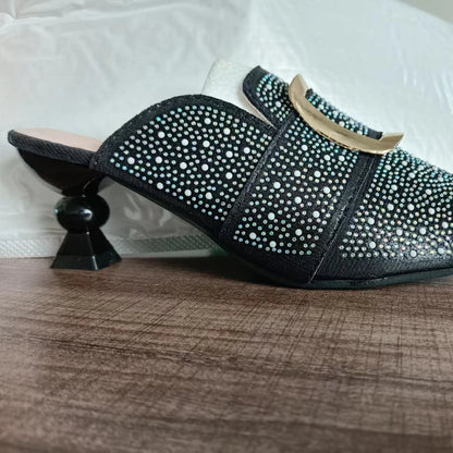 Mode tempérament femmes chaussures été nouveau poisson bouche talons confortable polyvalent femmes sandales Simple anti-dérapant chaussons pour femmes