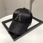 Casquette de baseball en satin brillant avec lettre R pour femmes et filles, chapeaux Snapback, sports de plein air, hip hop, soleil, printemps, été, mode