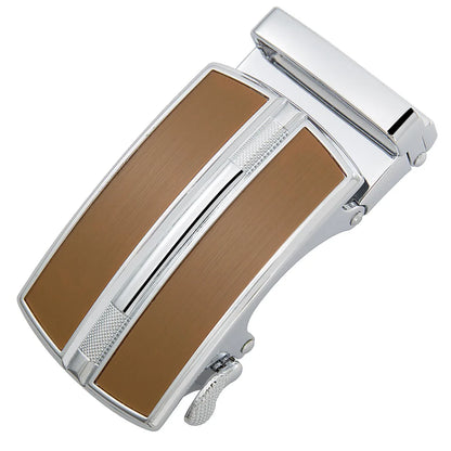 Ceinture en alliage métallique pour hommes, 3.5cm, boucle automatique à dégagement rapide, Clip de ceinture d'affaires, sans trous, boucle de ceinture en cuir bleu rouge