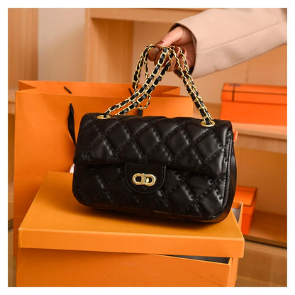 Sac à bandoulière carré Unique pour femmes, sacoche rétro minimaliste en cuir texturé, sac à main de luxe pour les déplacements et la soirée