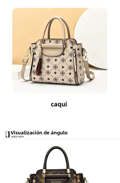 Sli Red Valley – sac à main tendance en cuir PU souple pour femmes, sac à bandoulière en matériau de qualité, grande capacité