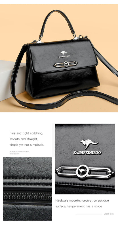 Sac à main rétro tendance pour femmes, portefeuille en cuir souple de haute qualité, petit sac carré, sacs à bandoulière de luxe célèbres