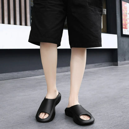 Pantoufles pour hommes pantoufles à fond souple été mode maison pantoufles EVA tongs sandales de plage décontractées plate-forme extérieure hommes chaussures