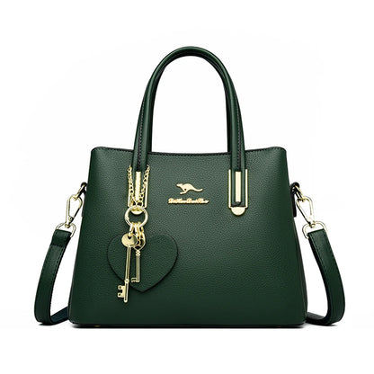 Sacs à bandoulière en cuir de grande capacité pour femmes, sacs à main de créateurs de marque, sacs à main de messager vintage, nouveau, 2024