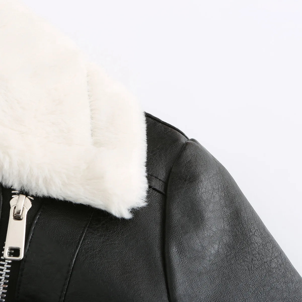 Vestes d'hiver pour femmes mode épais chaud Faux cuir peau de mouton veste manteau Vintage rabat poche vêtements de dessus pour femmes Chic hauts