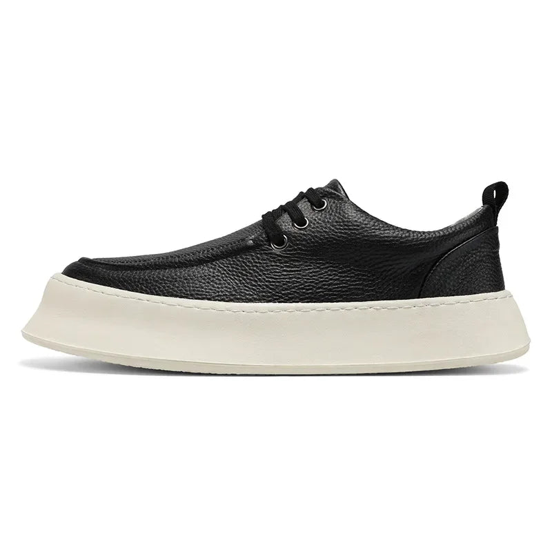 Chaussures basses en cuir respirant pour hommes, chaussures d'étudiant, optique astronomique, chaussures de planche décontractées, ChimYouth, nouveau, été