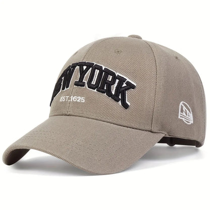 Casquette de Baseball unisexe NewYork avec lettres brodées, chapeaux décontractés réglables pour l'extérieur, protection solaire, casquette de sport et de Golf, printemps et automne