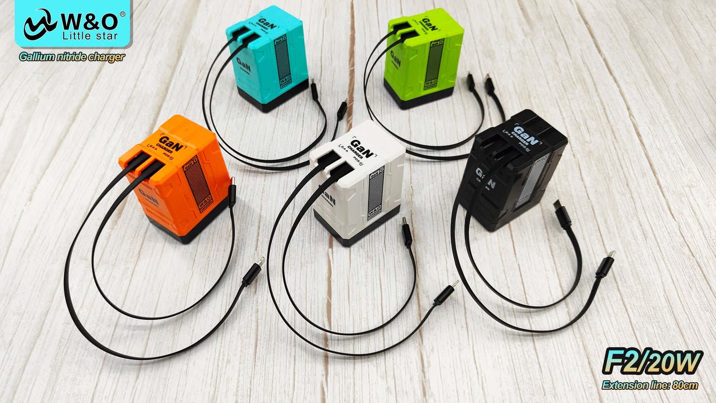 GaN 20W charge rapide PD3.0 chargeur Type C éclairage pour iPhone 12 13 Samsung Huawei Xiaomi téléphone portable prise ue/US chargeur mural