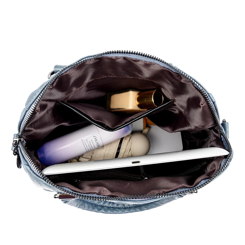 2025 poches multiples sacs à Main en cuir souple pour femmes sacs à Main de luxe femmes sacs concepteur épaule sacs à bandoulière Sac A Main