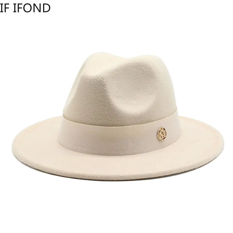 Nouveau chapeau Fedora pour femmes hiver élégant mode formelle mariage décorer église casquette Panama fête Jazz chapeau chapeau femme