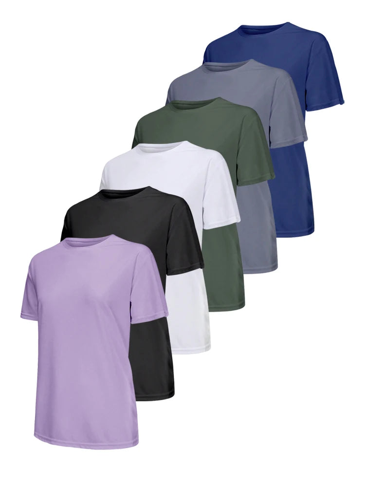 T-Shirt de Sport ultraléger à séchage rapide pour femmes, couleur unie, léger et respirant, chemise de Compression de gymnastique de course