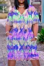 Robe Maxi africaine Sexy pour femmes, élégante, ample, col en v, manches courtes, robe de plage, robes de soirée pour dames