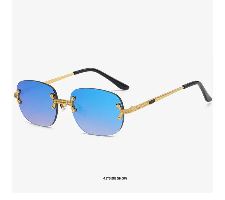 Petites lunettes De soleil en métal Vintage cadre ovale femmes lunettes De soleil hommes marque De luxe Design lunettes De soleil femmes miroir Gafas De Sol UV400