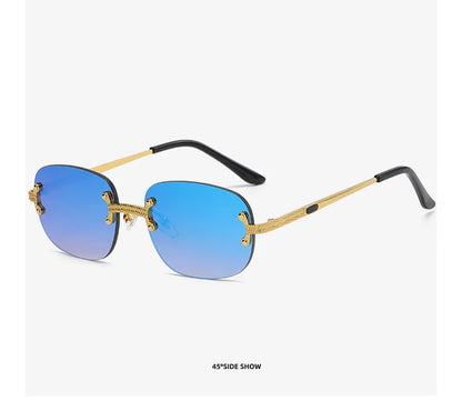 Petites lunettes De soleil en métal Vintage cadre ovale femmes lunettes De soleil hommes marque De luxe Design lunettes De soleil femmes miroir Gafas De Sol UV400