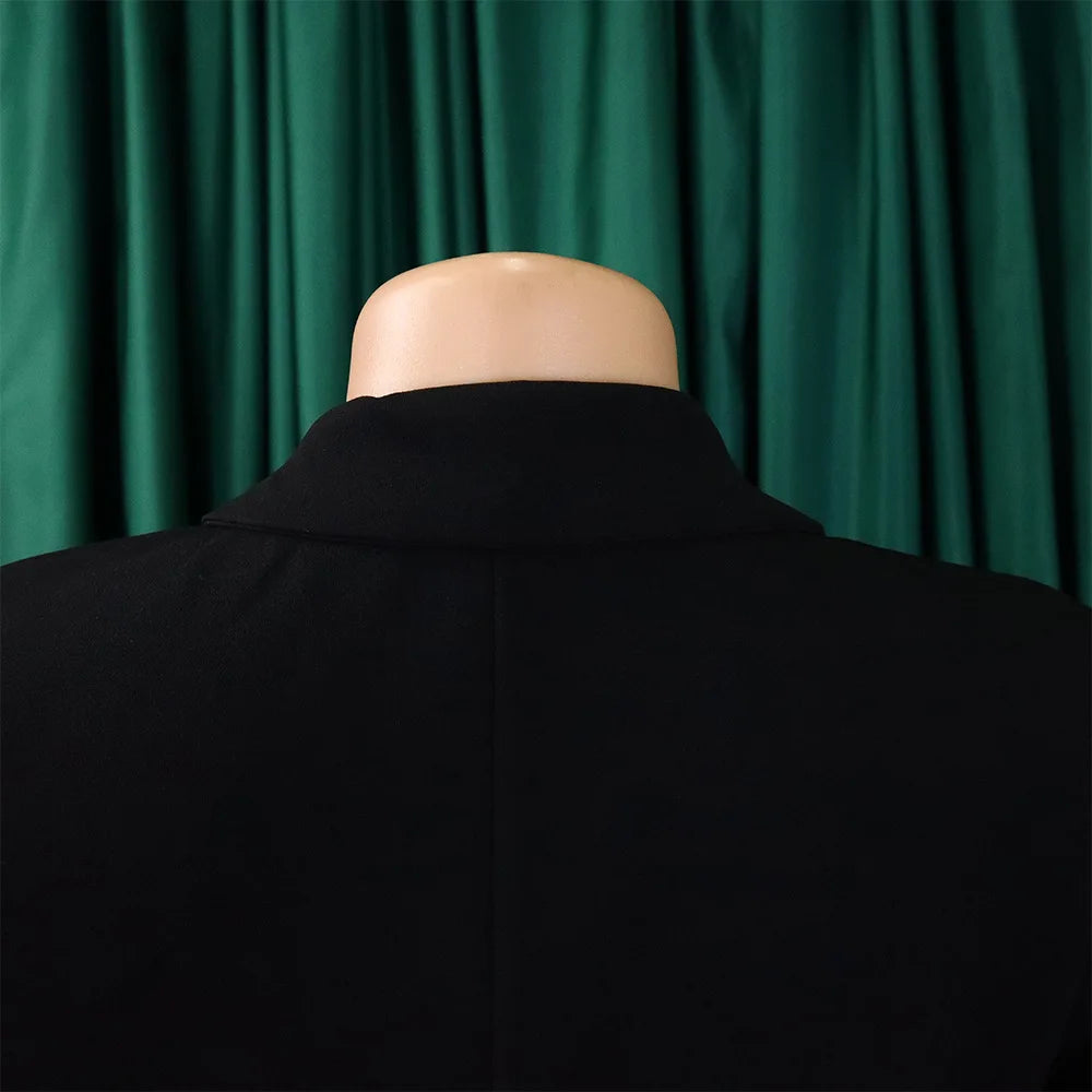 Robe plissée pour femmes, grande taille, col plissé, style blazer, bureau, vintage, sexy, ceinture, fête, serrée, courbée, courte