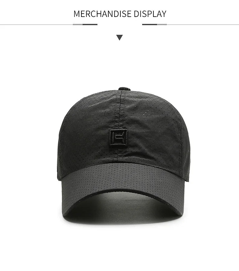 Casquette de Baseball unisexe, pare-soleil respirant à séchage rapide avec motif tendance pour la pêche en plein air