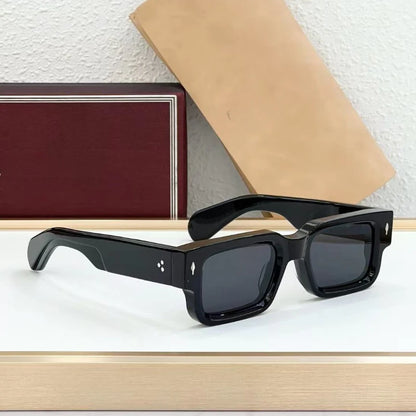 JMM ASCARlI lunettes de soleil carrées en acétate UV400 2025 lunettes photochromiques vintage de luxe pour hommes femmes voyage en plein air avec étui