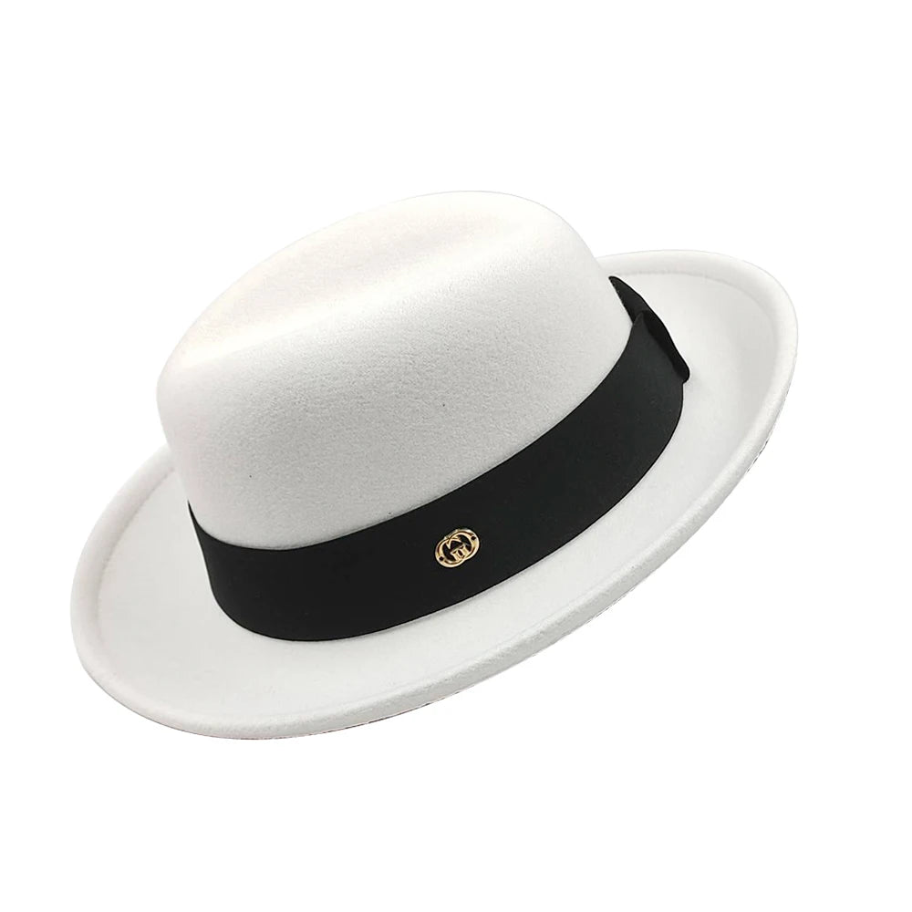 NOUVEAU chapeau de tarte de porc bord hommes femmes Fedora classique gentleman melon cosplay derby melon anglais chapeau panama jazz chapeau en gros