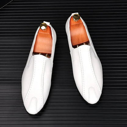 Chaussures en cuir patchwork blanc pour hommes, nouvelles chaussures de luxe pour hommes, robe de mariée, zone de Rh, chaussures Oxford pour hommes, taille 38-44