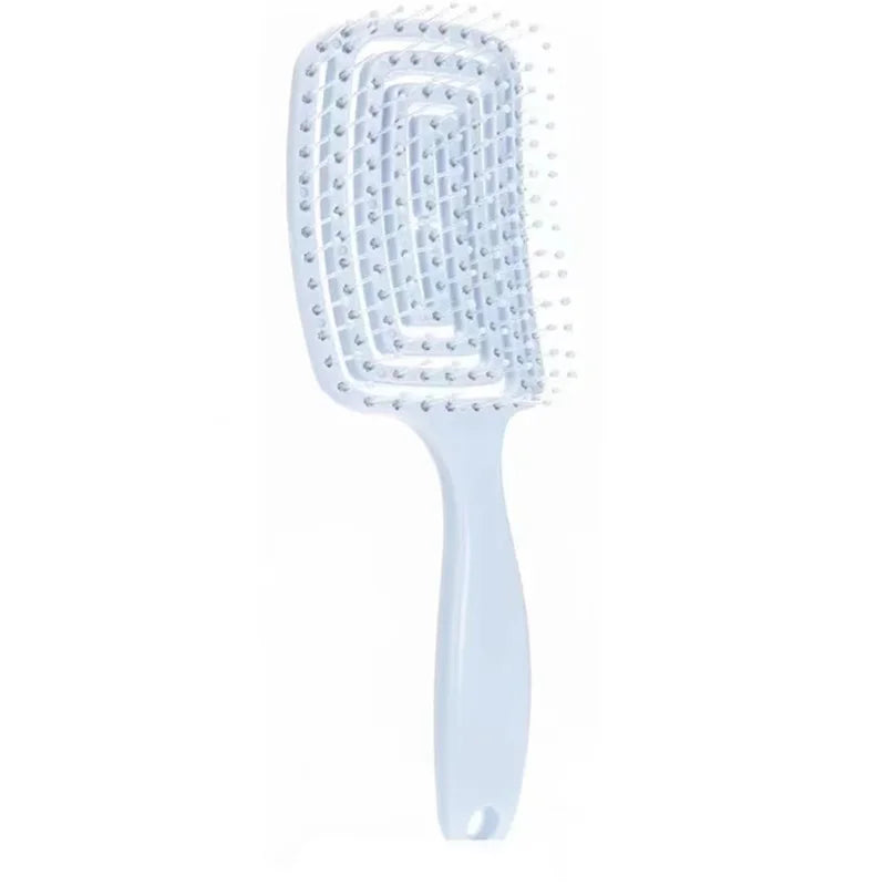 Peigne de Massage élastique ajouré, brosse à cheveux, peignes de Massage du cuir chevelu, démêlant de coiffure, outil démêlant à séchage rapide, 1 pièces