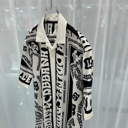 Chemise à manches courtes pour hommes, imprimé numérique, à la mode, vêtements décontractés pour jeunes, adaptés à la plage, été, offre spéciale de printemps