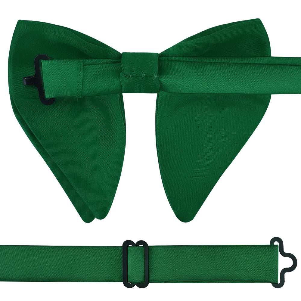 GUSLESON mode rose Champagne bleu solide noeud papillon pour hommes classique grand noeud papillon pour fête de mariage nœud papillon adulte hommes cravate