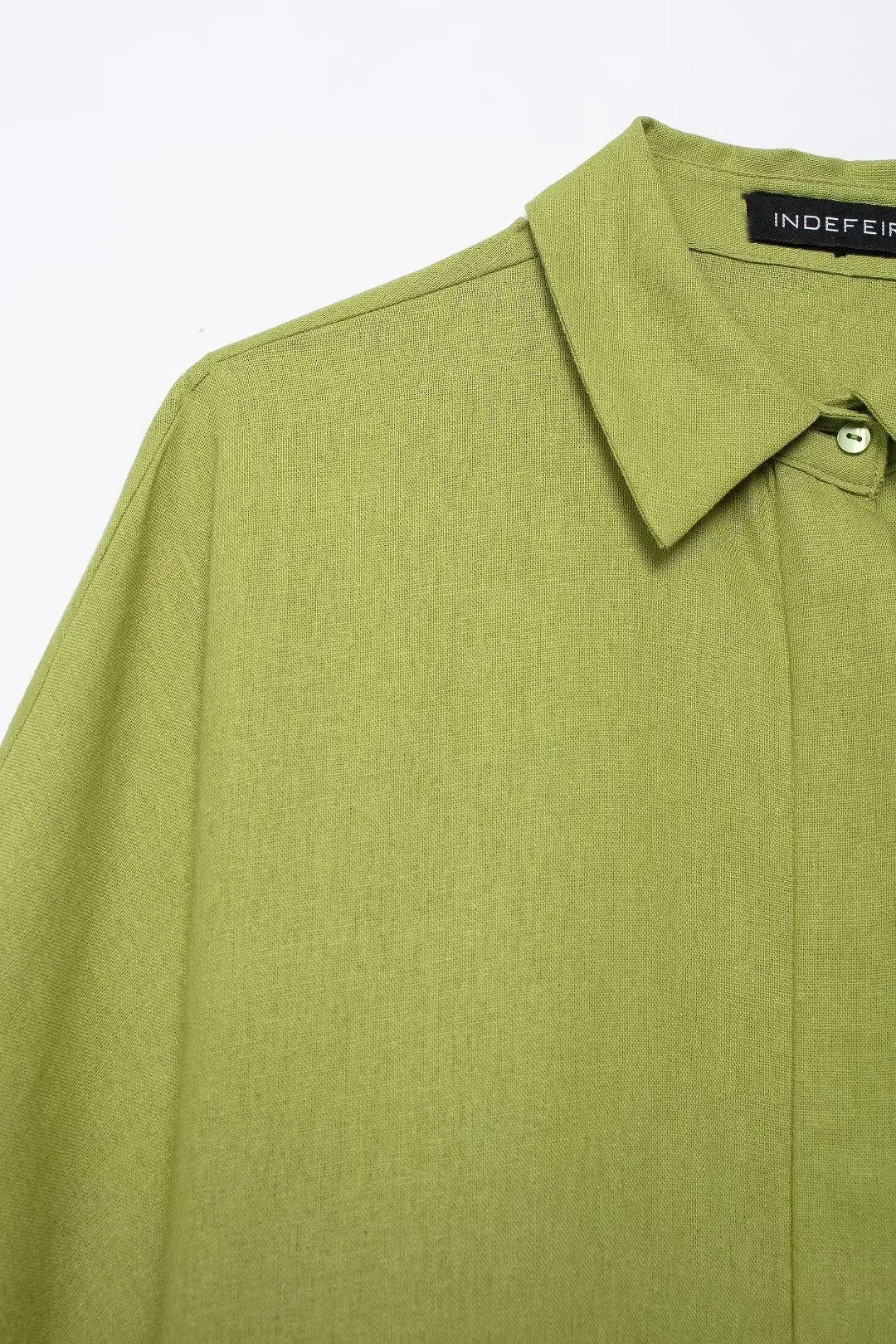 TRAFZA 2024 femmes 2 pièces ensemble taille élastique poche plis décorer pantalon à jambes larges + solide simple boutonnage fente ourlet Blouse haut