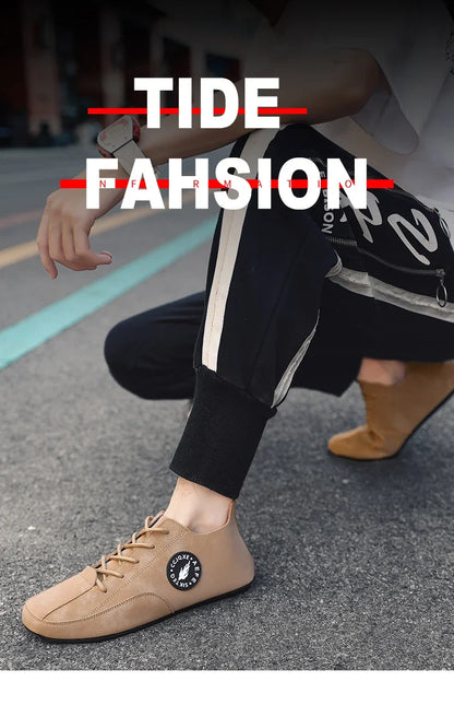 MAEDEF mocassins pour hommes léger conduite décontracté fond mince chaussures plates semelle souple confortable antidérapant à lacets chaussures de marche hommes