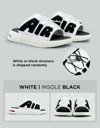 Pantoufles hommes coussin d'air conception glisser homme été nouveau PVC doux antidérapant hommes pantoufles de sport pour hommes tongs Chanclas Hombre