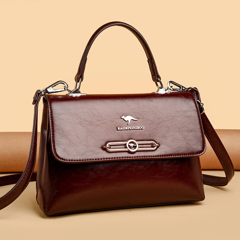 Sac à main rétro tendance pour femmes, portefeuille en cuir souple de haute qualité, petit sac carré, sacs à bandoulière de luxe célèbres