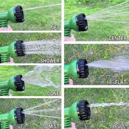 Tuyau magique haute pression extensible de 200 pieds, 7 fonctions de pulvérisation d'eau, pistolet, matériaux durables, outils d'arrosage de jardin domestique