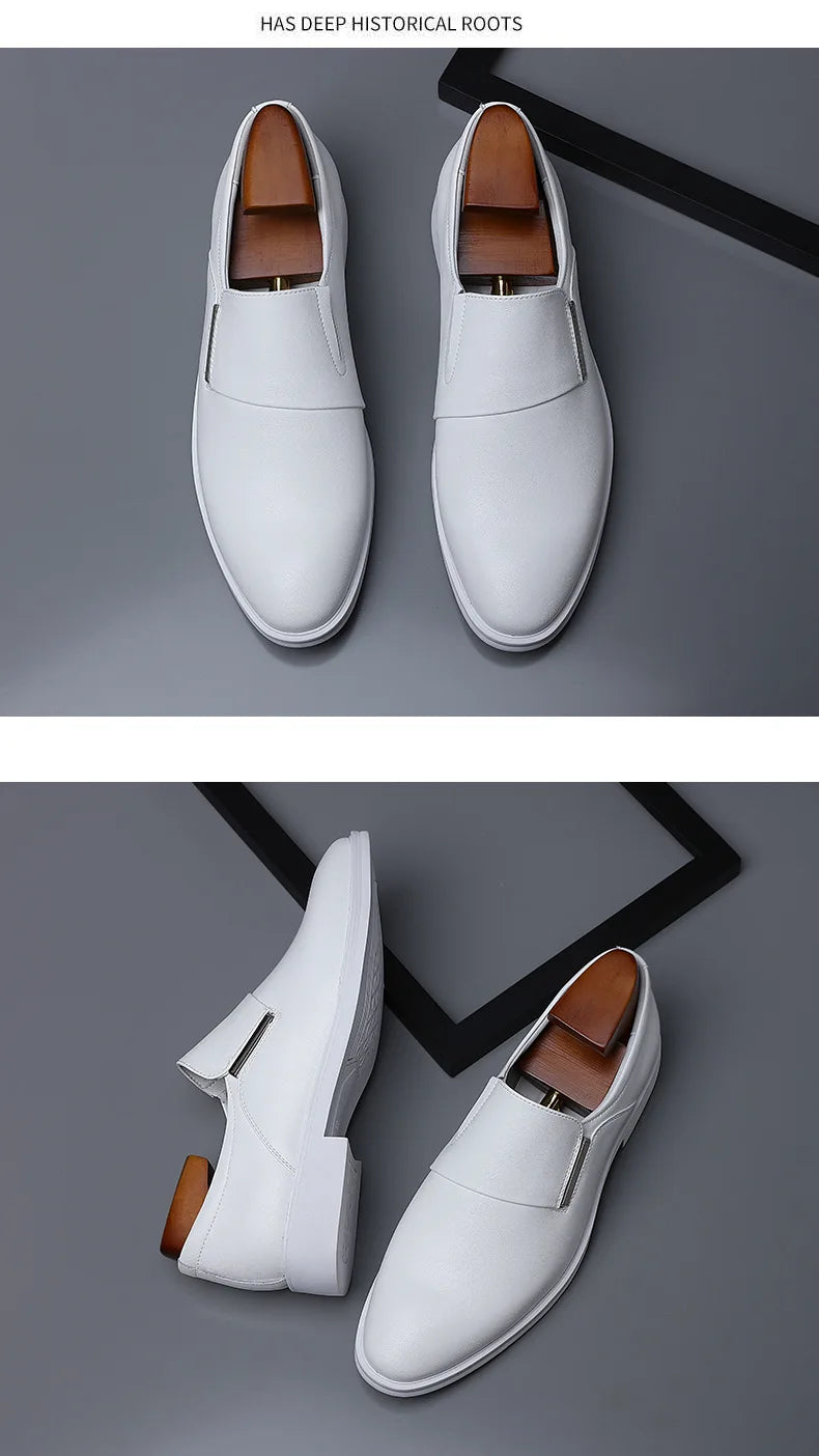 Nouvelle mode robe chaussures pour hommes bout pointu en cuir hommes décontracté formel mocassins affaires mariage Oxfords chaussures Zapatillas De Hombre