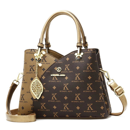 Sac à bandoulière élégant pour maman, 11.2 pouces (28cm), fourre-tout à la mode avec matériau PU de haute qualité