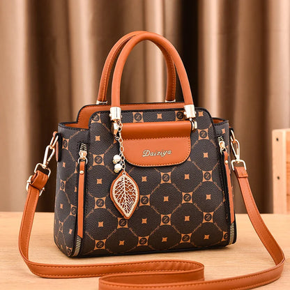 Sac à main à bandoulière alertes onale imprimé pour femme, sac à main à la mode, grande capacité, initié, rétro classique, urbain, nouveau