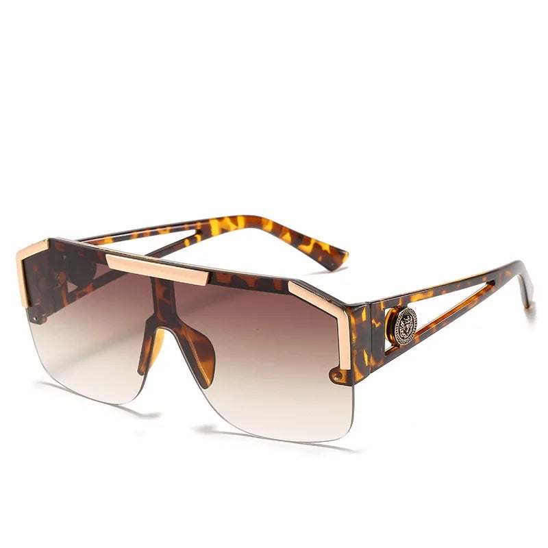 BERAKAH SUPRÊME - Lunettes de soleil carrées surdimensionnées pour hommes et femmes, à la mode, pour sport, conduite, dégradé de couleur, Uv400 2023