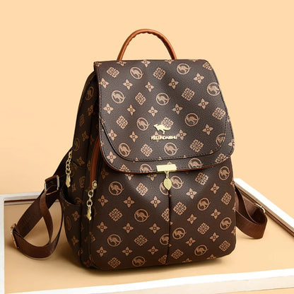 Sacs à Dos imprimés kangourou classiques Sac à Dos en Cuir Pu pour femmes Sac d'école à bandoulière pour mère Sacs à Dos Sac de transport A Dos