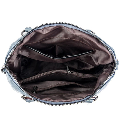 2025 poches multiples sacs à Main en cuir souple pour femmes sacs à Main de luxe femmes sacs concepteur épaule sacs à bandoulière Sac A Main