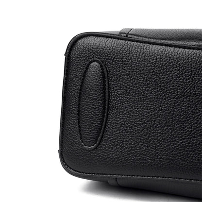 Sac à bandoulière en cuir de grande capacité pour femme, créateur de luxe, 3 couches, initié, sacs à main pour femme, marque shopper, fourre-tout Messenger, 2024