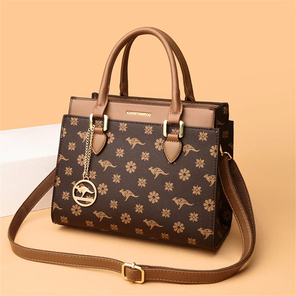 Sacs à bandoulière en cuir College pour femmes, sac à main de luxe pour femmes, sac fourre-tout Messenger, haute qualité, 2024