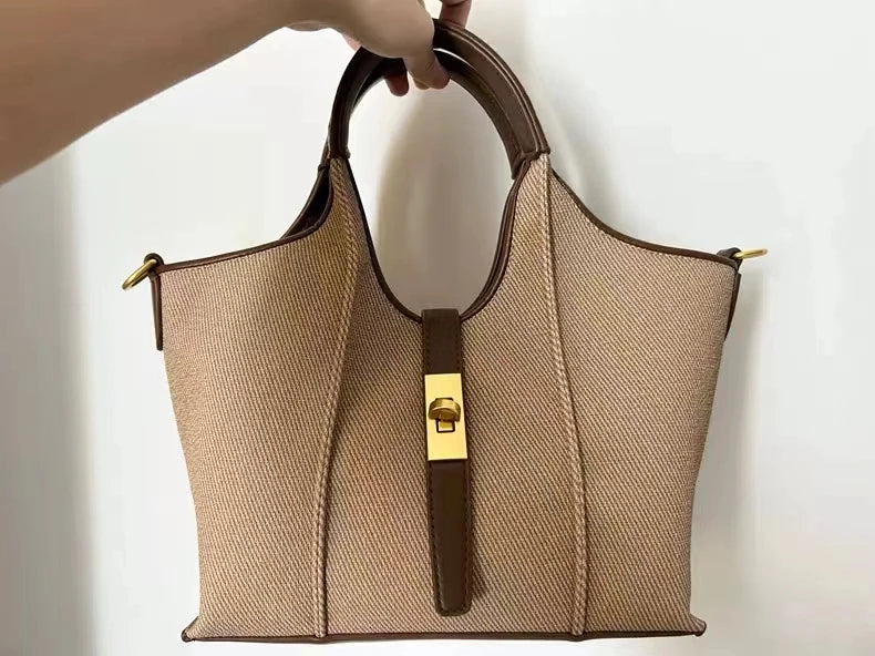 Sac à main, sacs pour femmes, sac E27 de haute qualité, sac en toile, sac fourre-tout à bandoulière pour femmes, nouvelle collection 2024