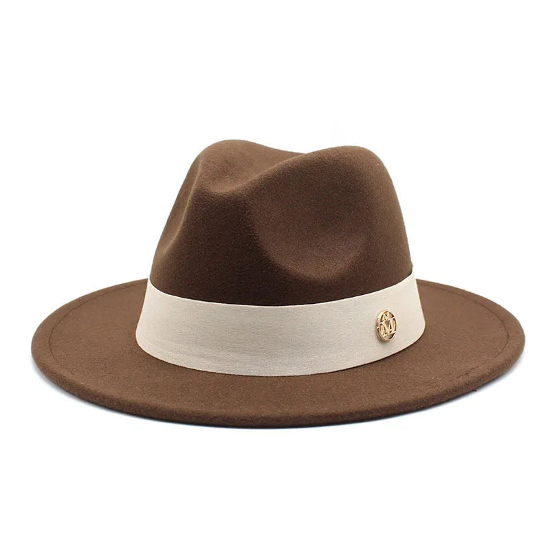Nouveau chapeau Fedora pour femmes hiver élégant mode formelle mariage décorer église casquette Panama fête Jazz chapeau chapeau femme