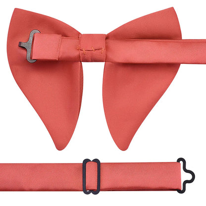 GUSLESON mode rose Champagne bleu solide noeud papillon pour hommes classique grand noeud papillon pour fête de mariage nœud papillon adulte hommes cravate