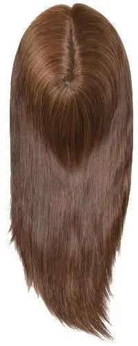 Perruque Remy indienne pour femmes, toupet à cheveux longs, avec dentelle, Q6