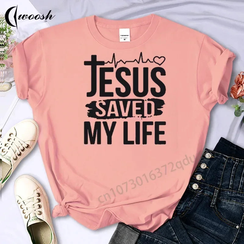 Foi t-shirt jésus t-shirts hauts chemise chrétienne femmes mode t-shirt surdimensionné unisexe été t-shirt col rond manches courtes vêtements