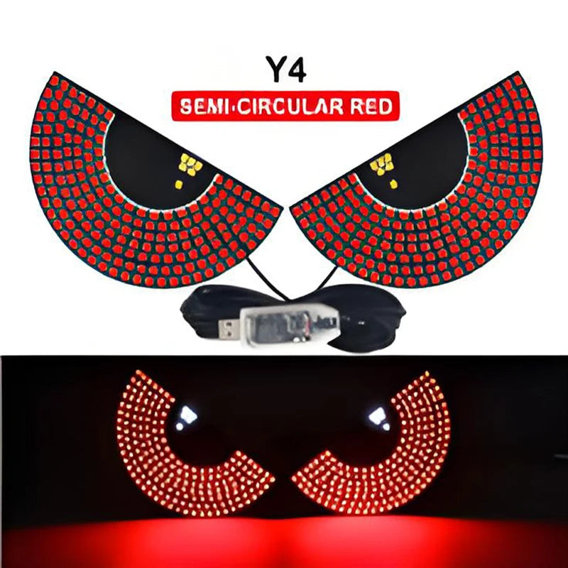 Écran d'affichage de panneau de pixels matriciel LED pour camion, Flexible, rvb, USB, 5V, motif de voiture, Graffiti, texte, projecteur, boutique d'animation, barre de rappel