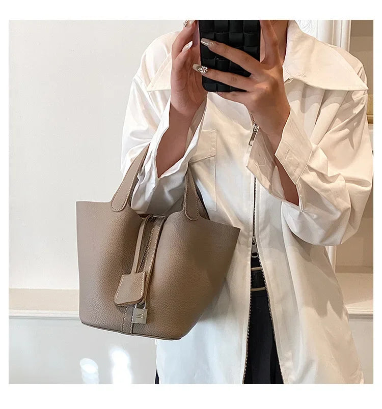 Sac à main en cuir PU pour femmes, Design Unique haut de gamme, offre spéciale de la saison, sac seau tendance, polyvalent à la mode, Si