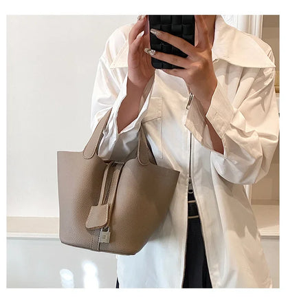 Sac à main en cuir PU pour femmes, Design Unique haut de gamme, offre spéciale de la saison, sac seau tendance, polyvalent à la mode, Si