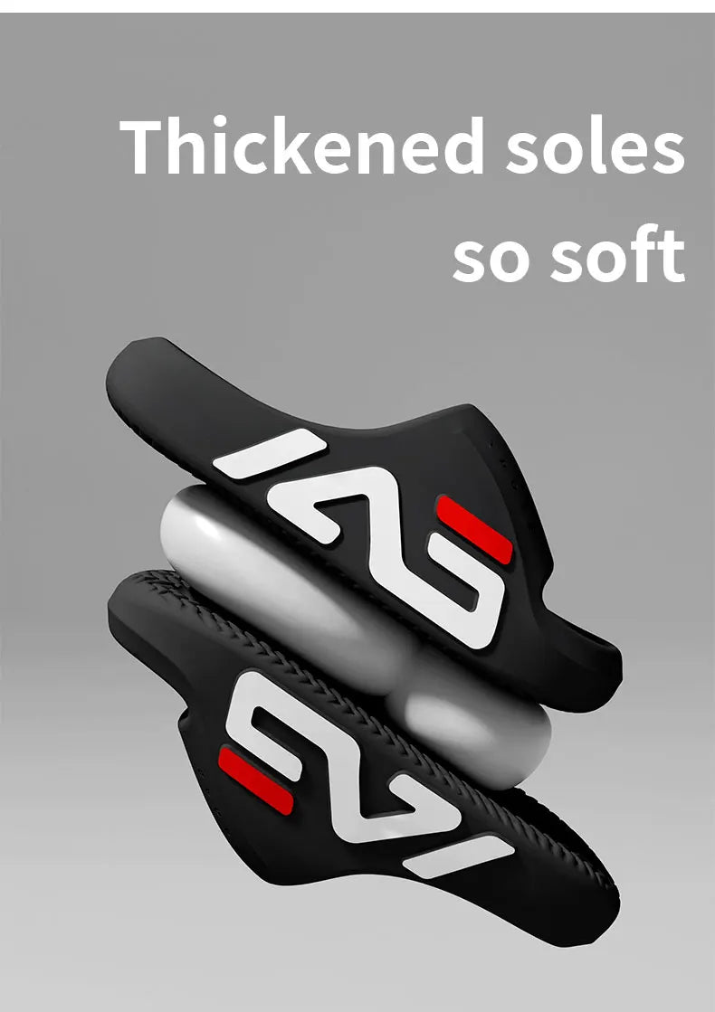 Semelle Extra épaisse hommes coussin d'air doux pantoufles décontractées sandales EVA tongs de mode en plein Air été bord de mer chaussures de plage