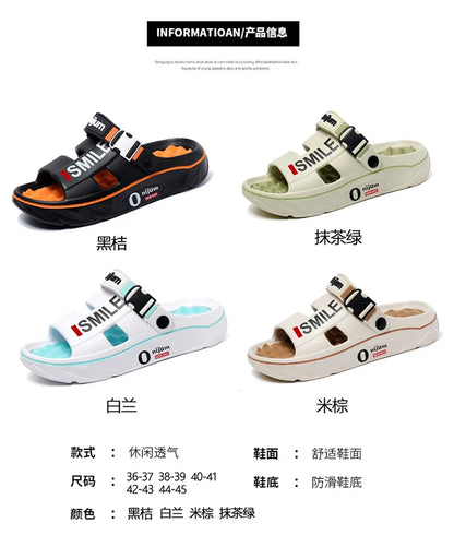 2025 nouveaux pantoufles de Massage pour hommes sandales d'extérieur intérieures plage confortables diapositives souples chaussures décontractées pour hommes femmes pantoufles de maison